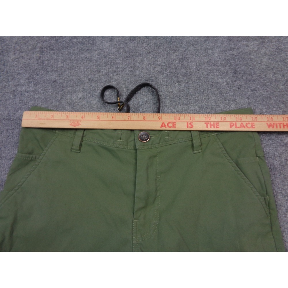 686 Everywhere Pants Men 30x30 Green Slim Fit Straight Drawstring Outdoor Travel - Picture 10 of 12